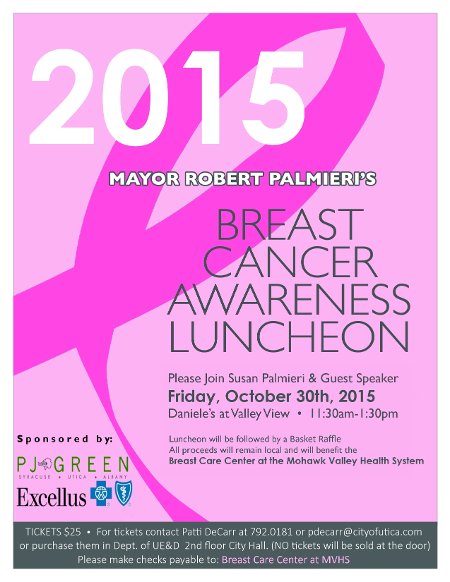 Image of 2015 Brest Cancer Lunchon Flyer